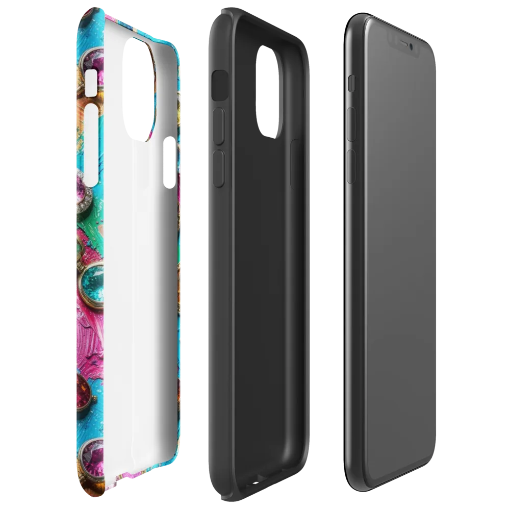 Jewel Box Riot on Tough Case for iPhone® — Right