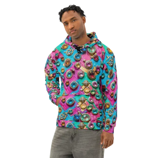 Jewel Box Riot on a Cotton Hoodie
