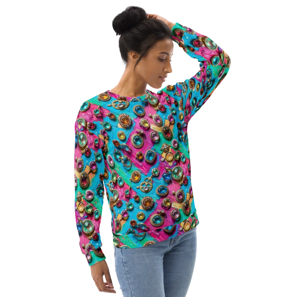 Jewel Box Riot on Sweatshirt — Right Front