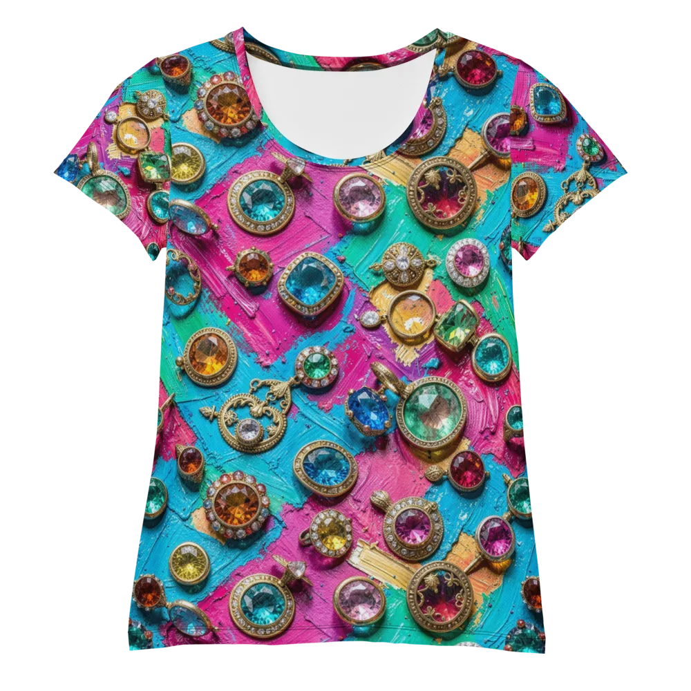 Jewel Box Riot on Women's Athletic T-Shirt — Front