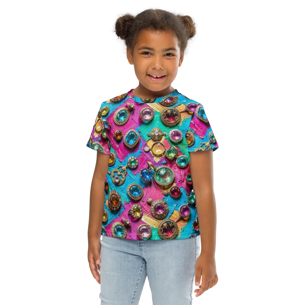 Jewel Box Riot on Kids Crew Neck T-Shirt — Front