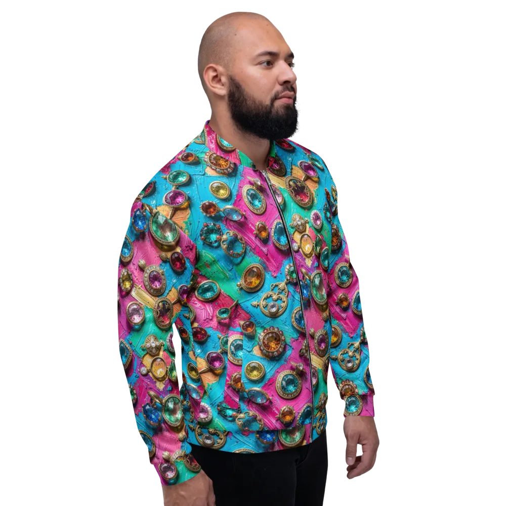 Jewel Box Riot on Bomber Jacket — Right