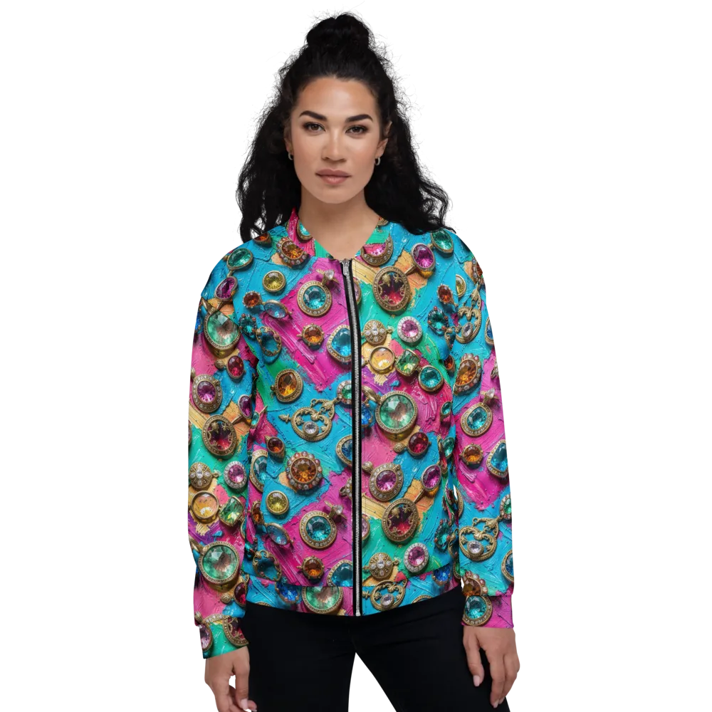 Jewel Box Riot on Bomber Jacket — Front