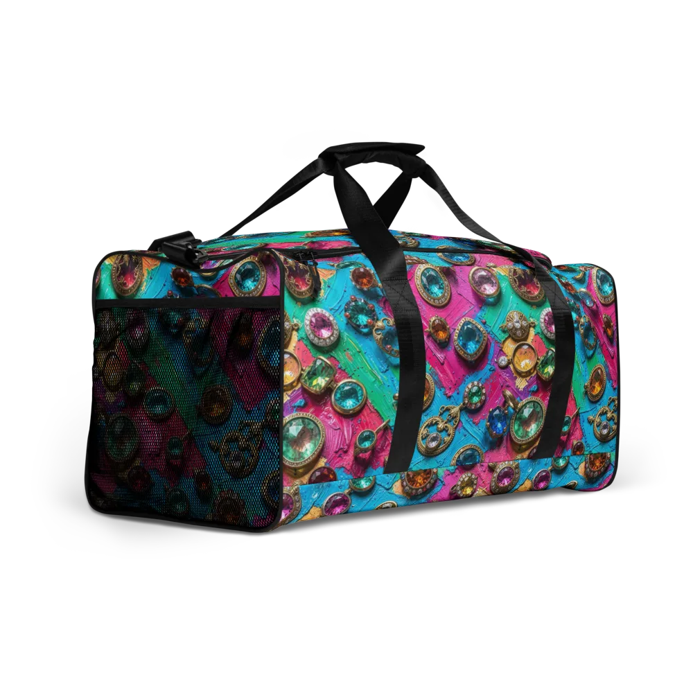 Jewel Box Riot on Duffle Bag — Right Front