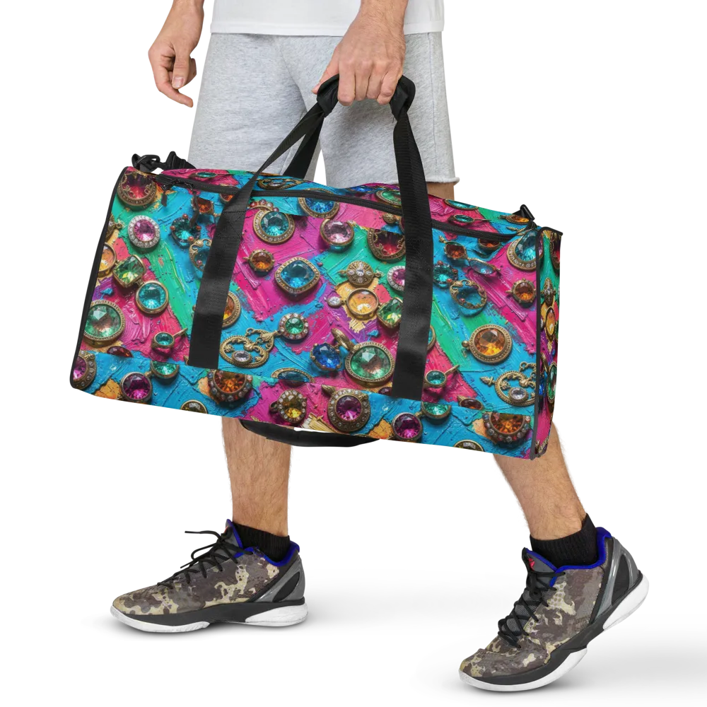 Jewel Box Riot on Duffle Bag — Front