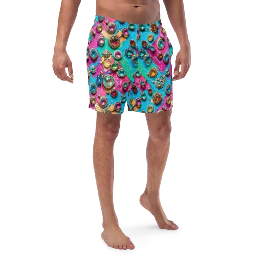 Jewel Box Riot on a Swim Trunks