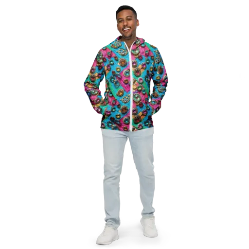 Jewel Box Riot on a Men's Windbreaker