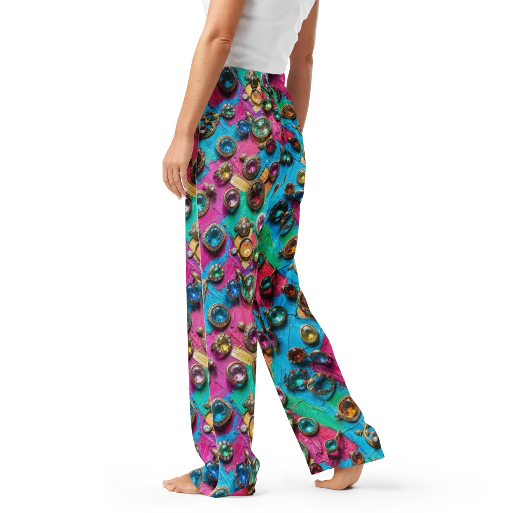 Jewel Box Riot on Women's Pajama Pants — Left