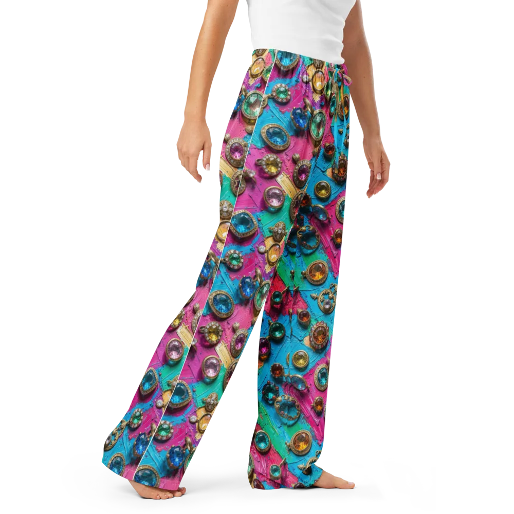 Jewel Box Riot on Women's Pajama Pants — Right Front