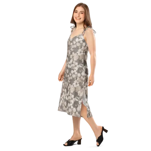 Sepia Dogwood on a Slip Dress
