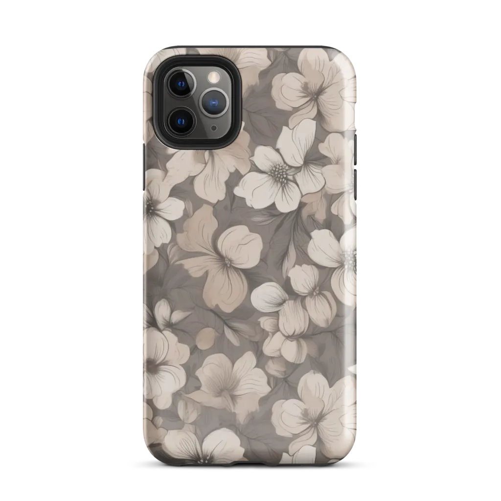 Sepia Dogwood on Tough Case for iPhone® — Front
