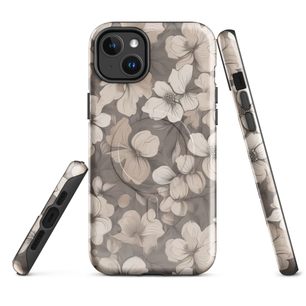 Sepia Dogwood on MagSafe Tough Case for iPhone® — Front
