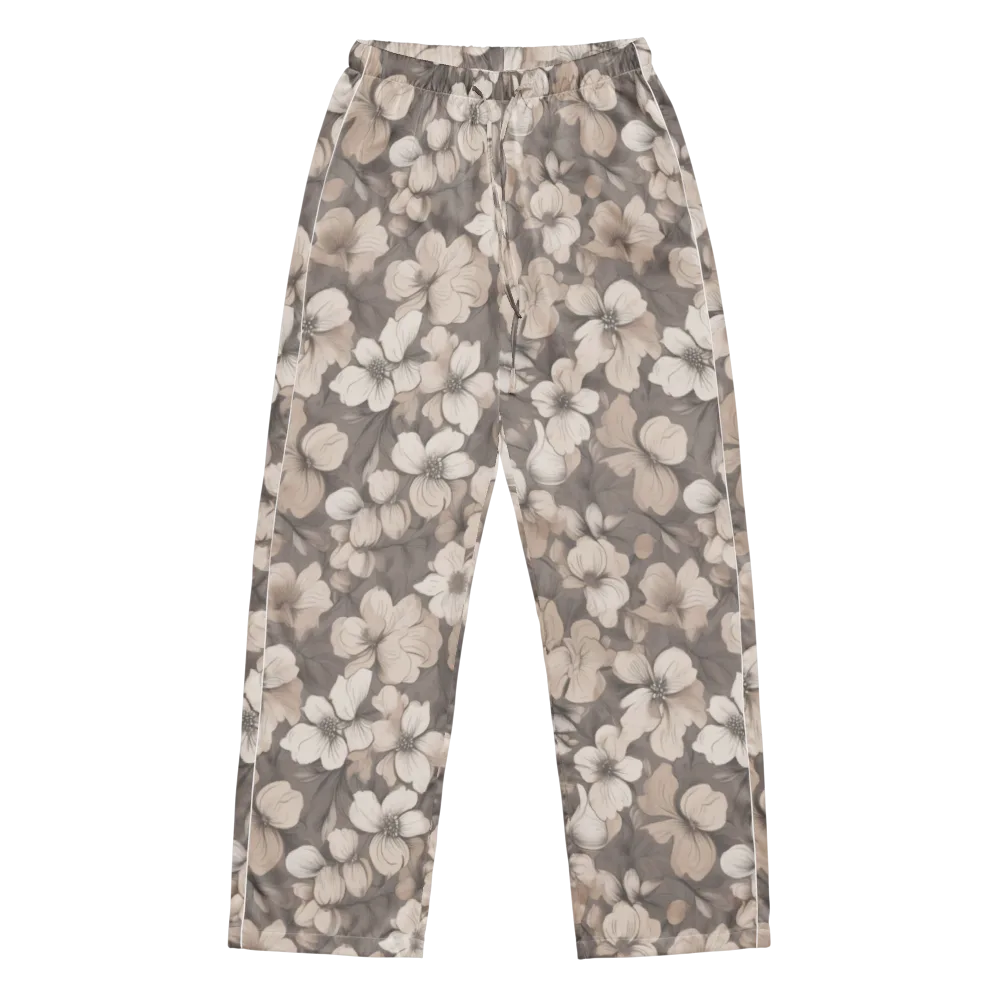 Sepia Dogwood on Women's Pajama Pants — Front