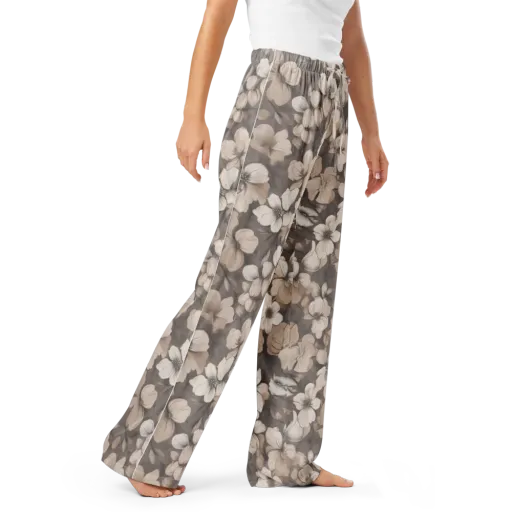 Sepia Dogwood on a Women's Pajama Pants