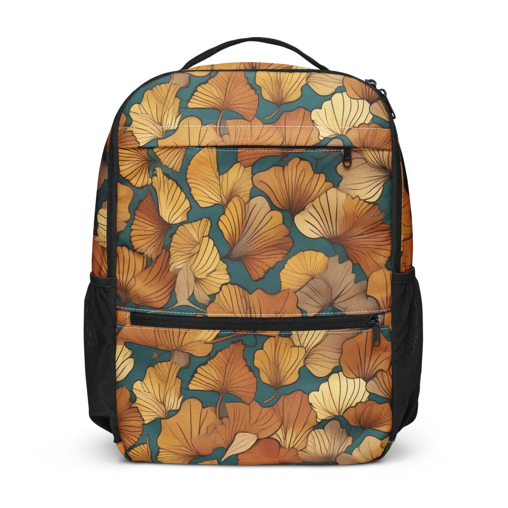 Ginkgo Ember on Utility Backpack — Front