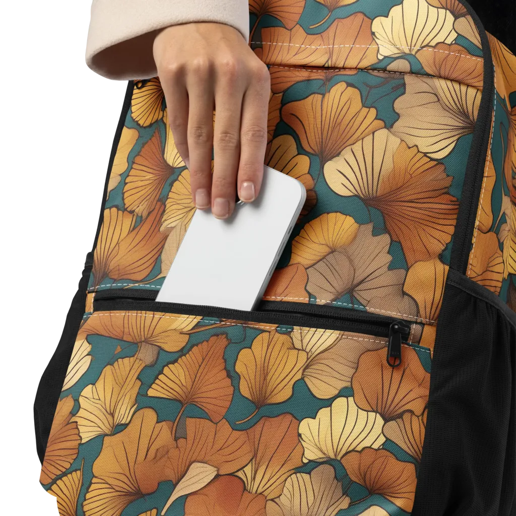 Ginkgo Ember on Utility Backpack — Product details