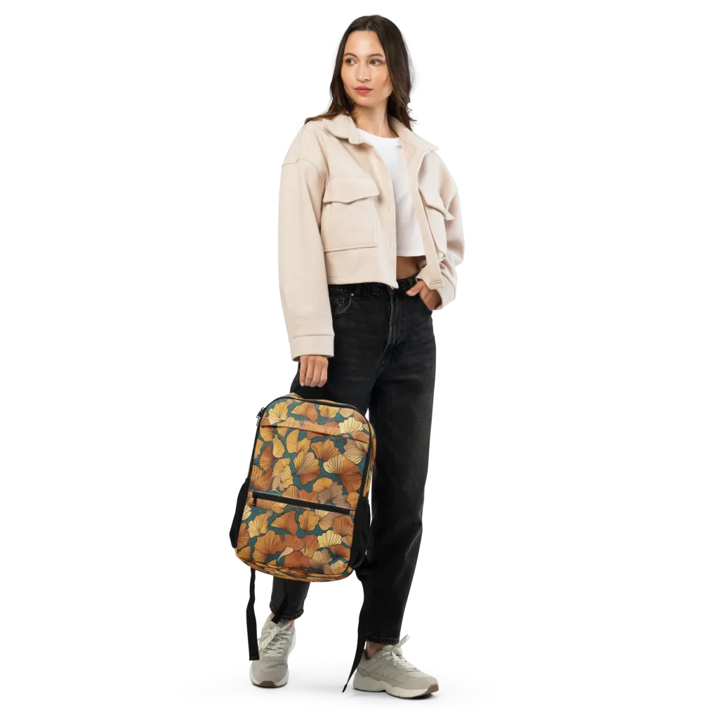 Ginkgo Ember on Utility Backpack — Front