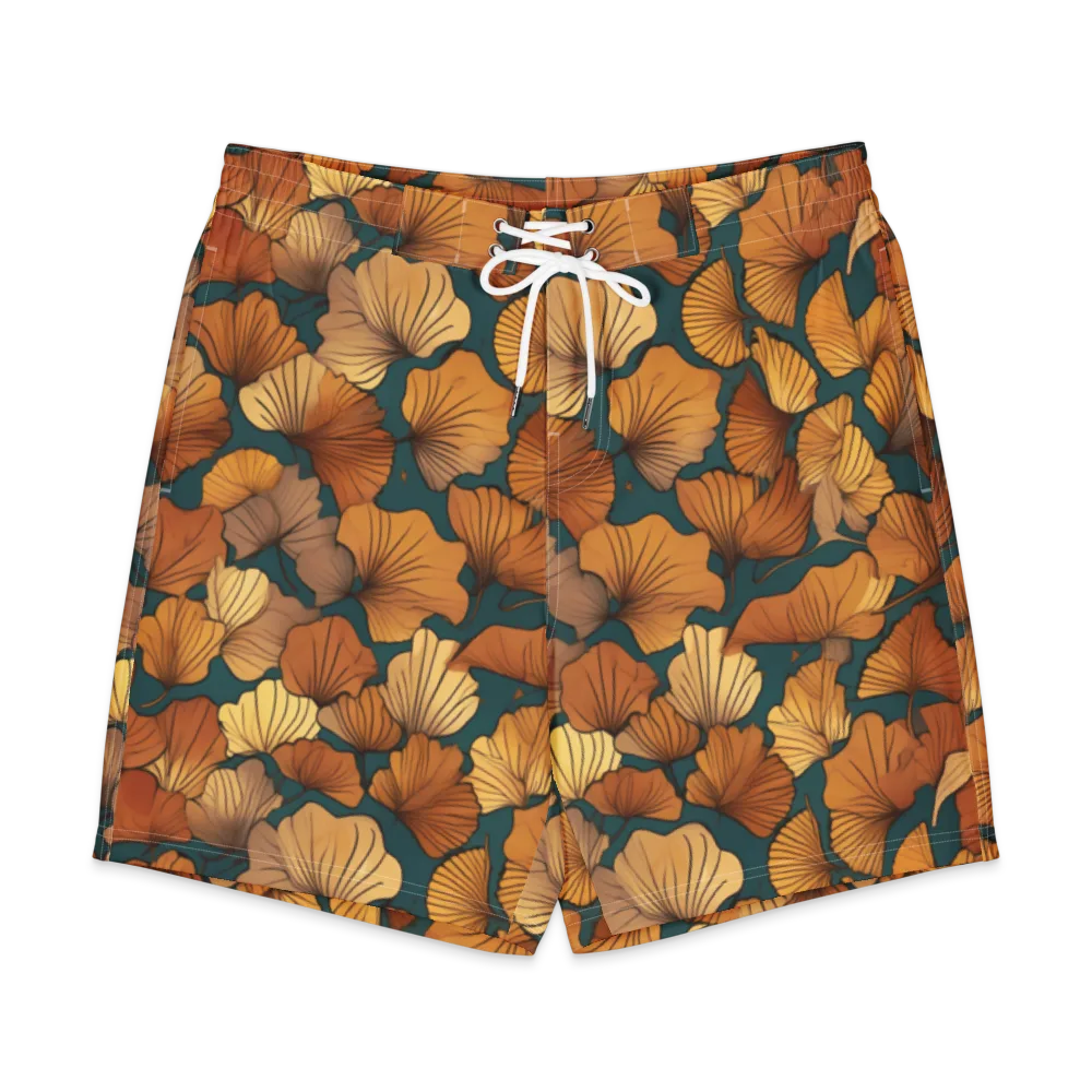 Ginkgo Ember on Men's Board Shorts — Front