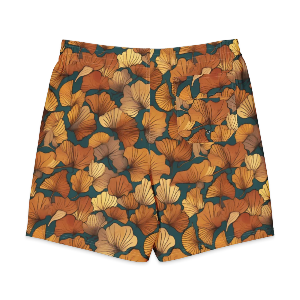 Ginkgo Ember on Men's Board Shorts — Back