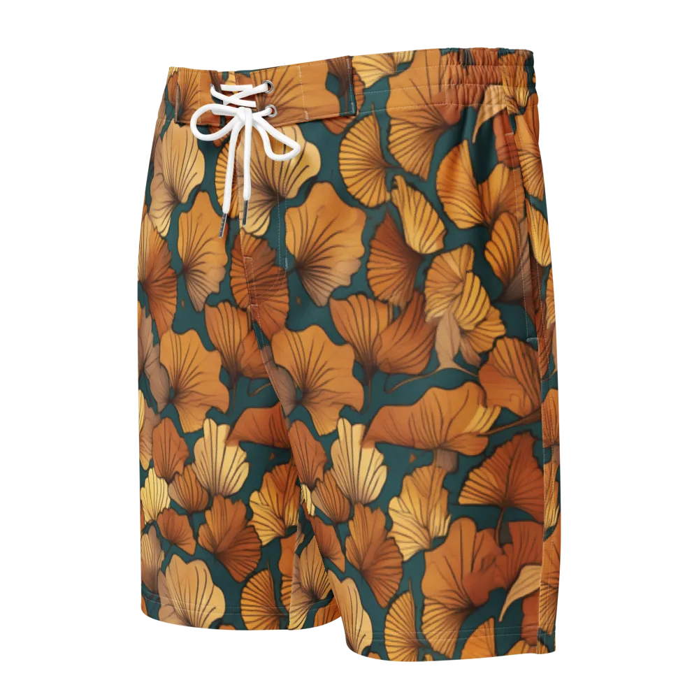 Ginkgo Ember on Men's Board Shorts — Front