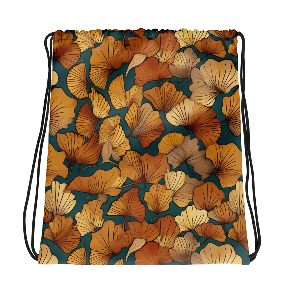 Ginkgo Ember on Drawstring Bag — Photo