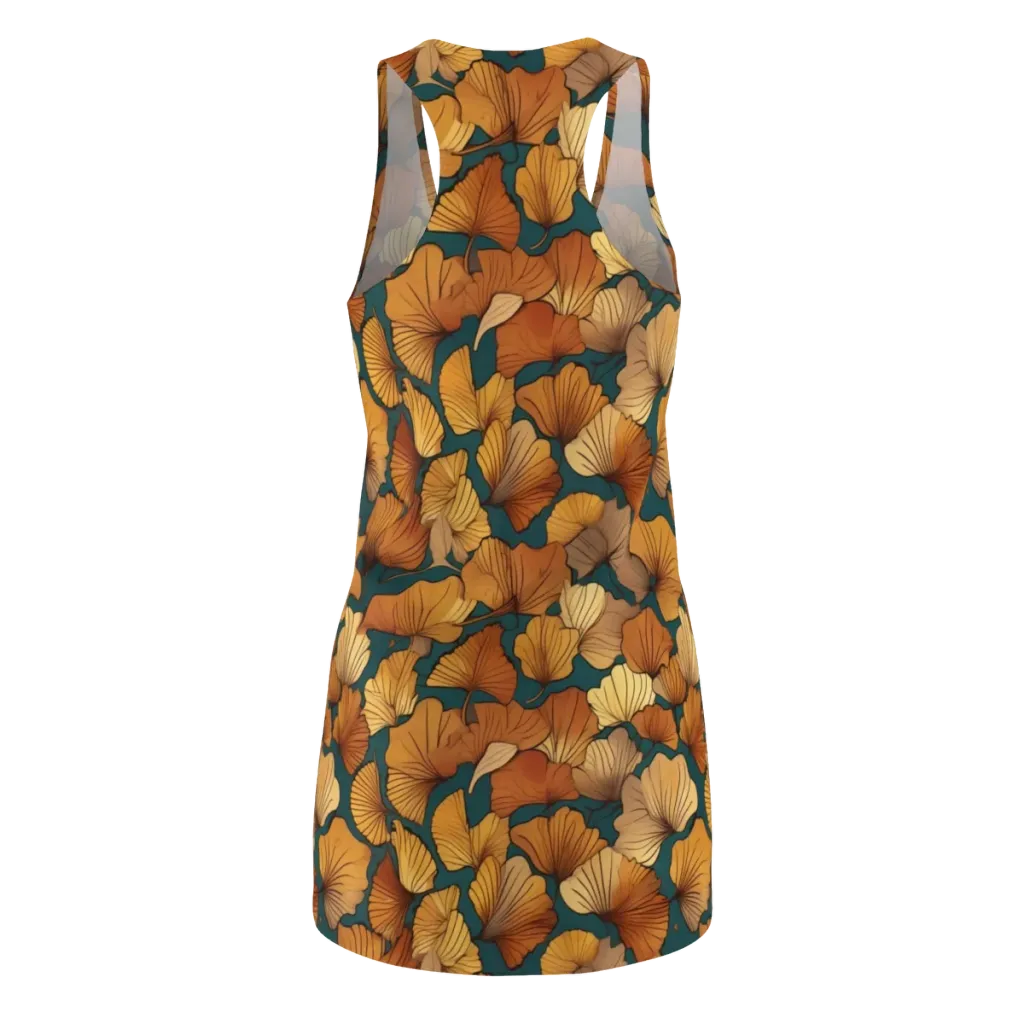Ginkgo Ember on Racerback Dress — Back