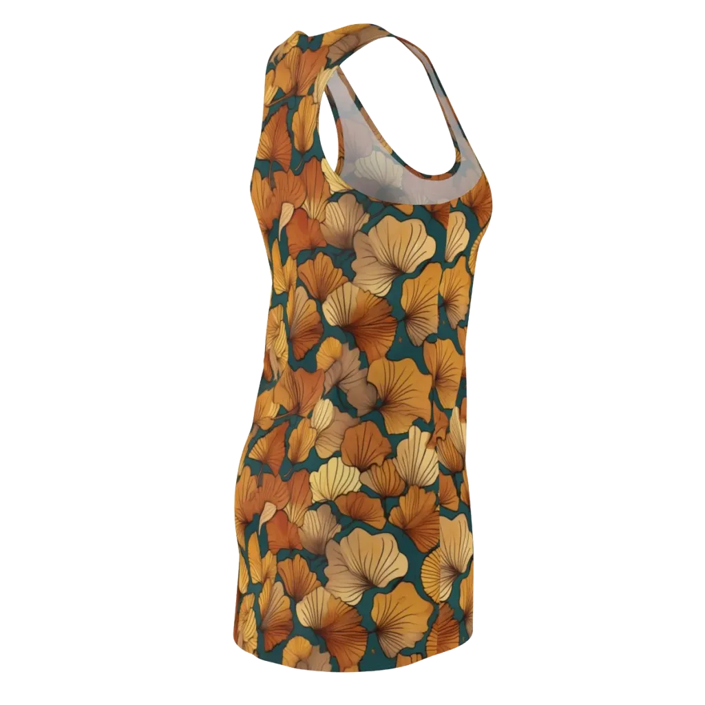 Ginkgo Ember on Racerback Dress — Back Side