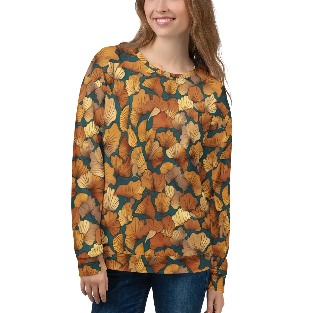 Ginkgo Ember on Sweatshirt — Front