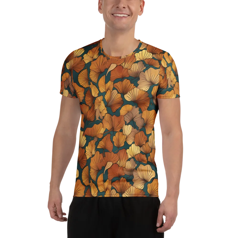 Ginkgo Ember on Men's Athletic T-Shirt — Front