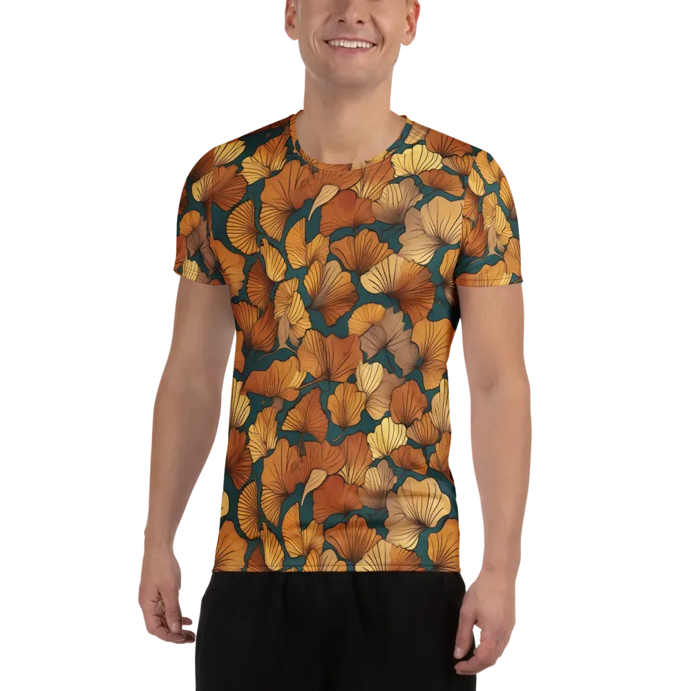 Ginkgo Ember on Men's Athletic T-Shirt — Front