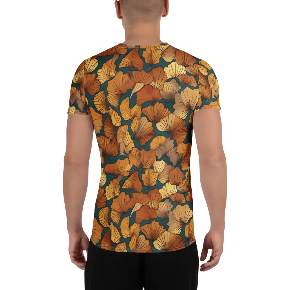 Ginkgo Ember on Men's Athletic T-Shirt — Back