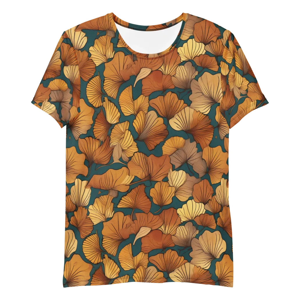 Ginkgo Ember on Men's Athletic T-Shirt — Front