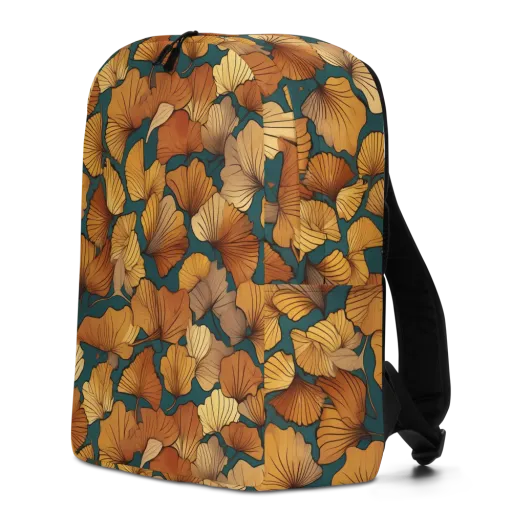 Ginkgo Ember on a Minimalist Backpack