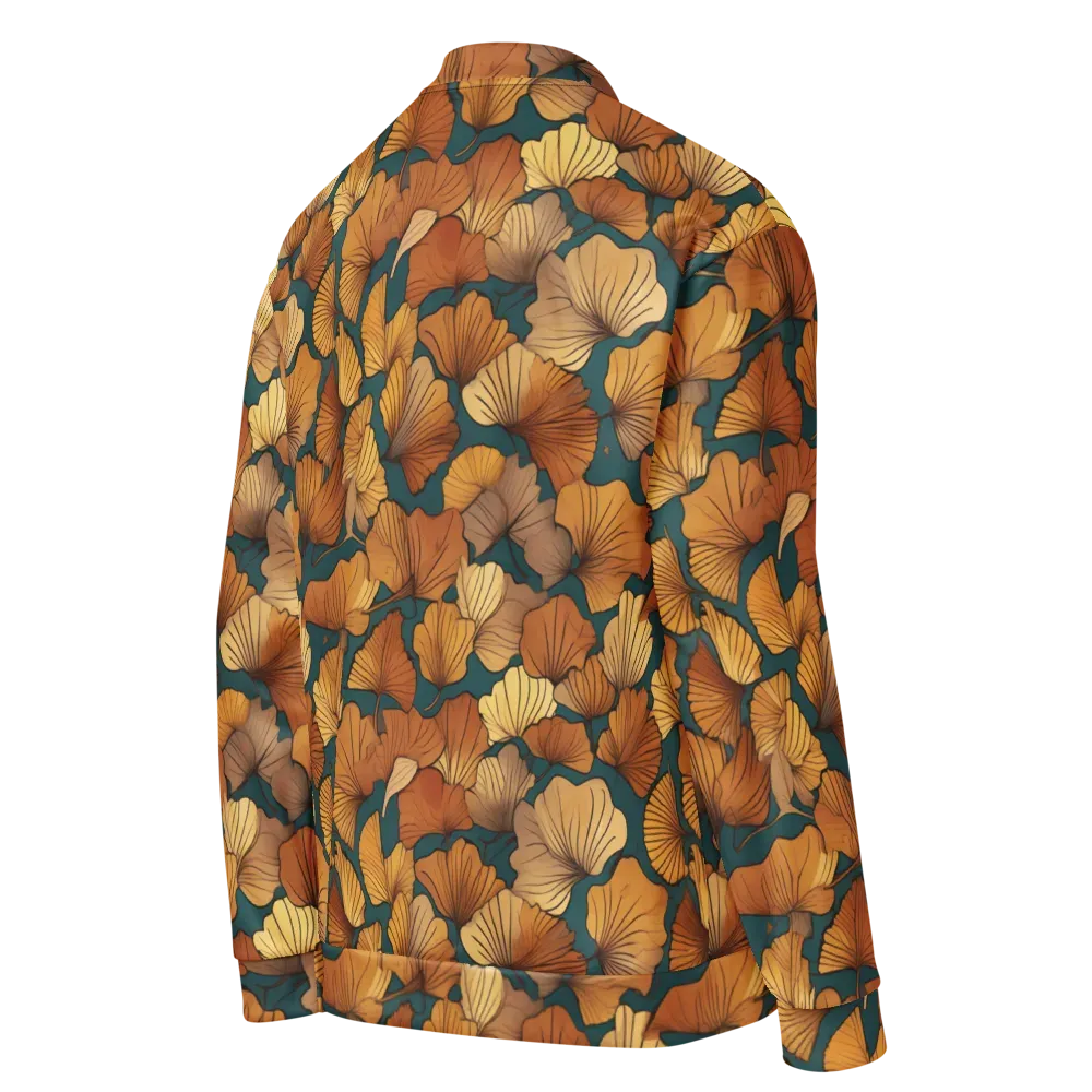 Ginkgo Ember on Bomber Jacket — Right Back
