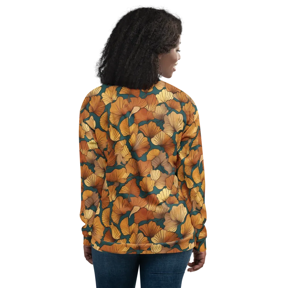 Ginkgo Ember on Bomber Jacket — Back
