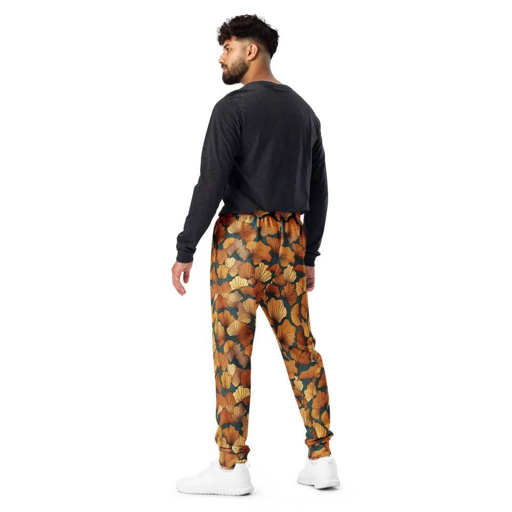 Ginkgo Ember on Men's Joggers — Back