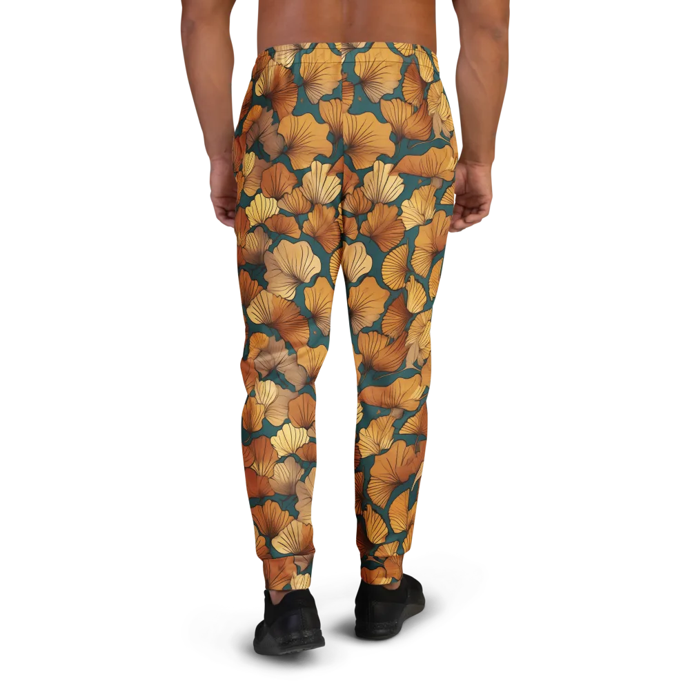 Ginkgo Ember on Men's Joggers — Back