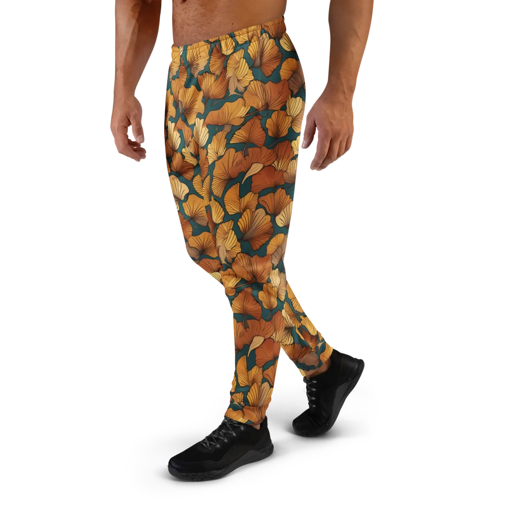 Ginkgo Ember on Men's Joggers — Left