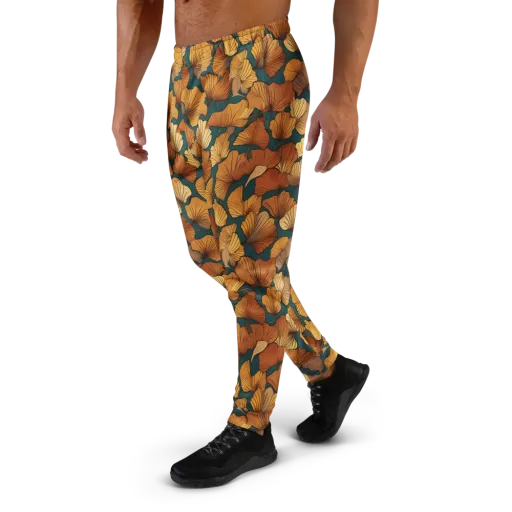 Ginkgo Ember on a Men's Joggers