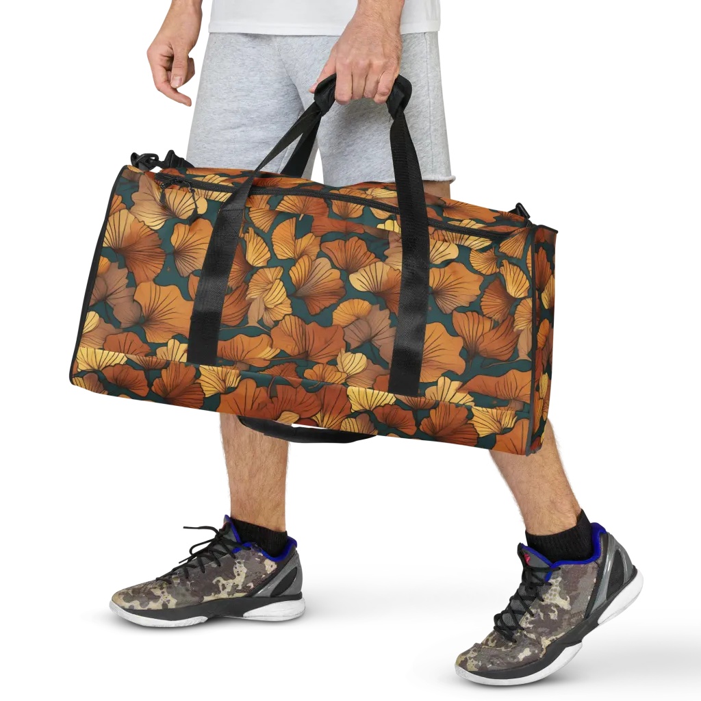 Ginkgo Ember on Duffle Bag — Front