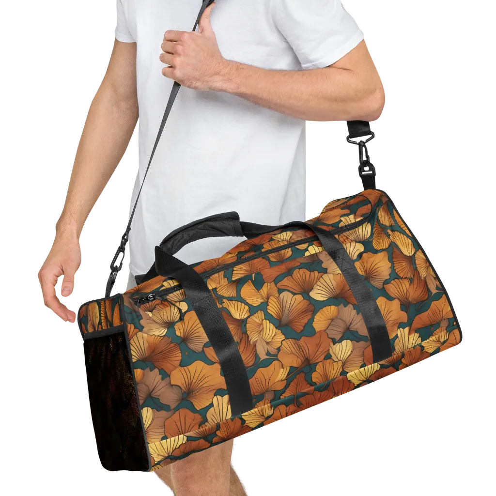 Ginkgo Ember on Duffle Bag — Right Front