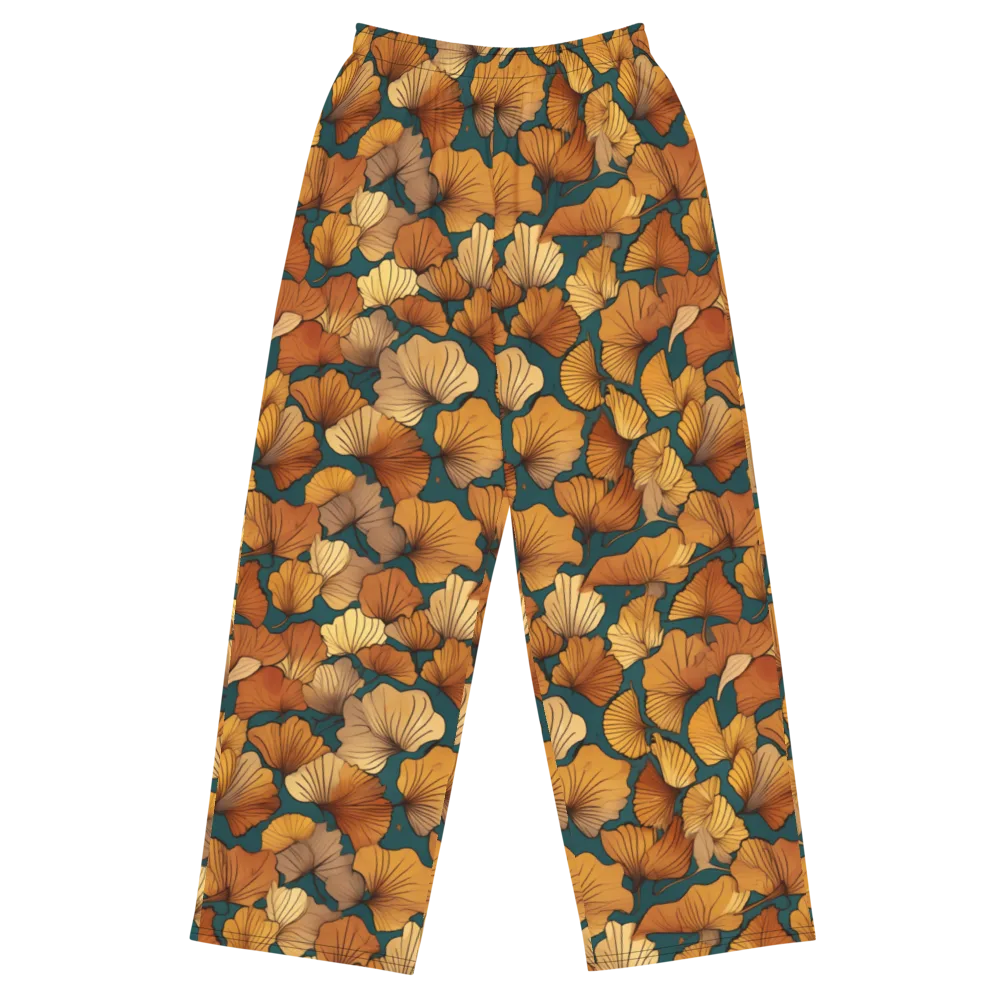 Ginkgo Ember on Wide-Leg Pants — Front