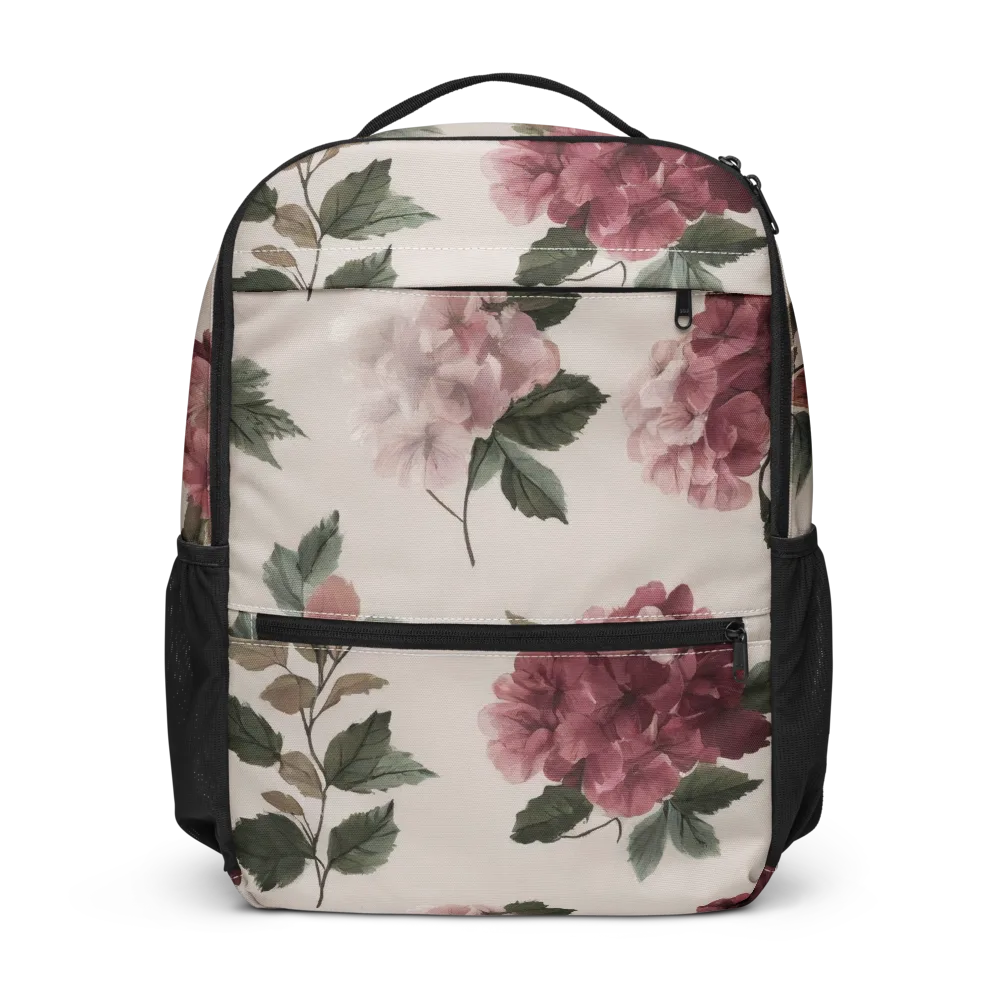 Vintage Bloom on Utility Backpack — Front