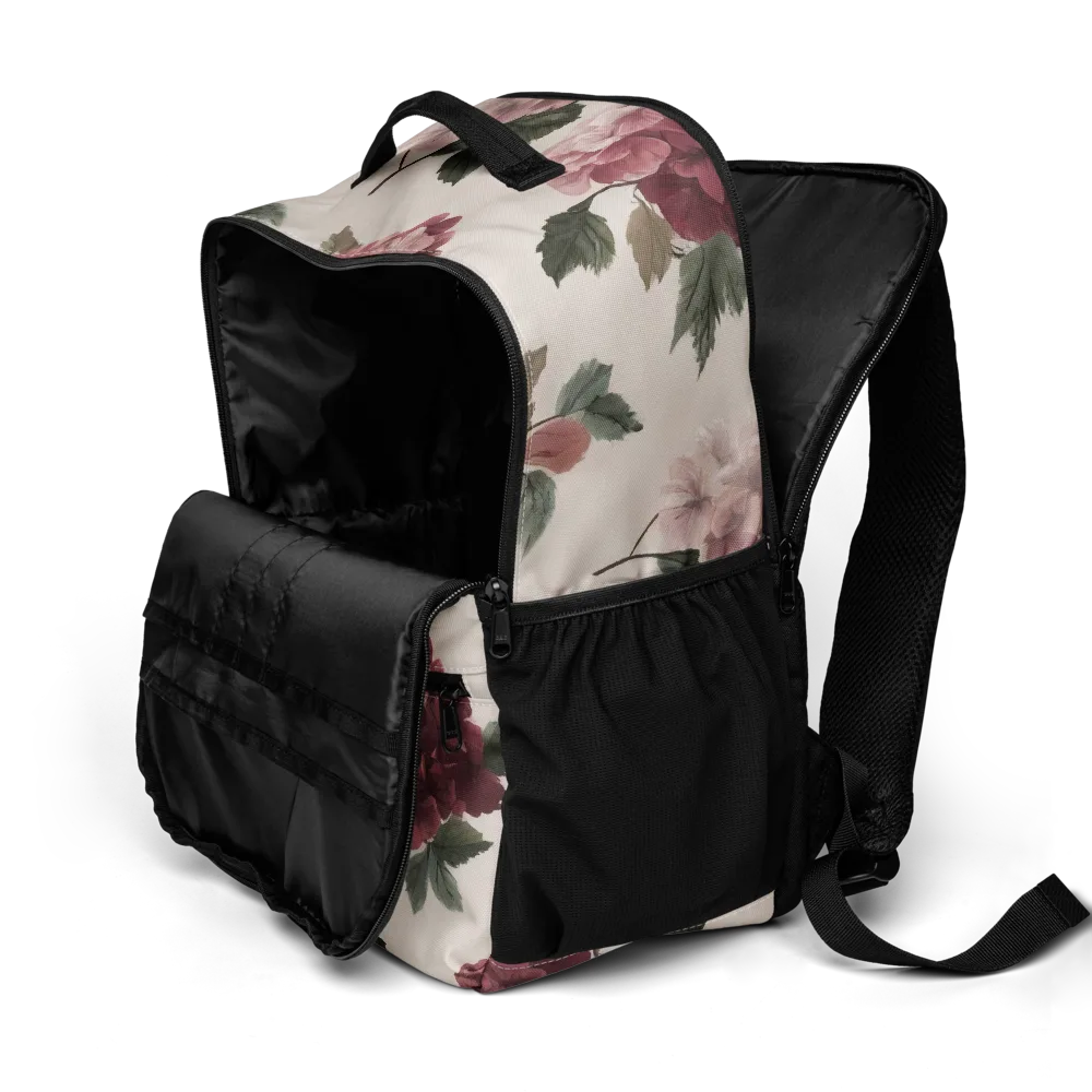 Vintage Bloom on Utility Backpack — Product details 2