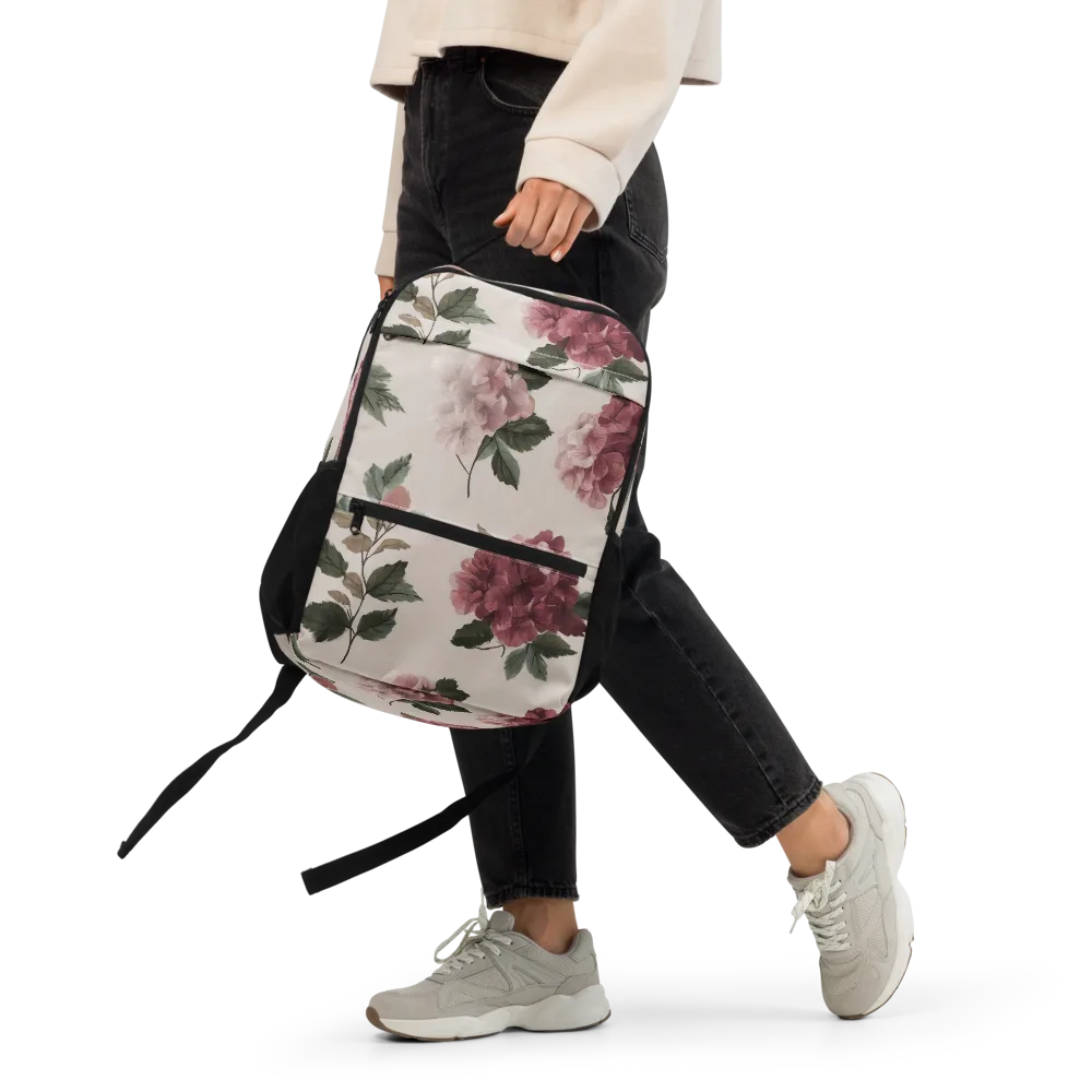 Vintage Bloom on Utility Backpack — Front