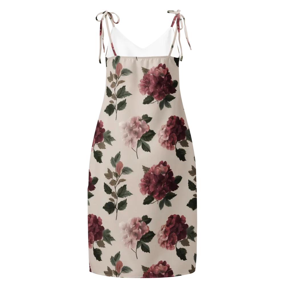 Vintage Bloom on Slip Dress — Back