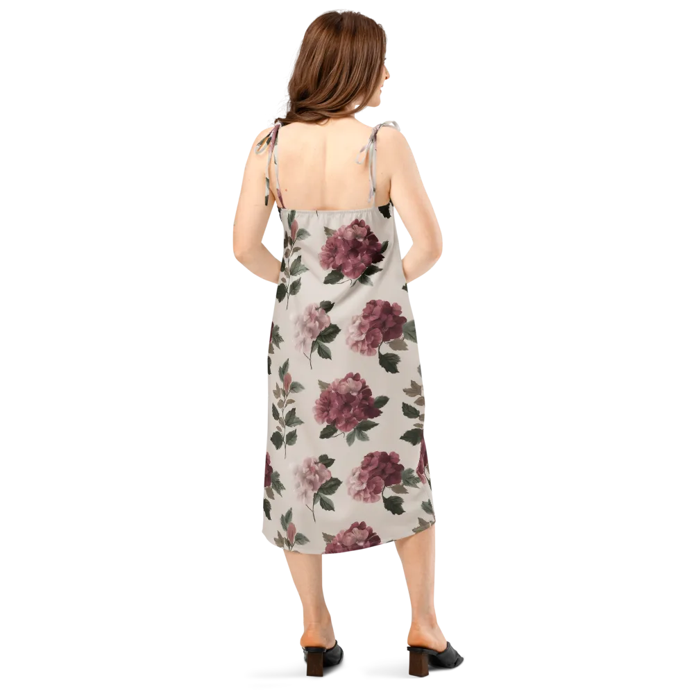 Vintage Bloom on Slip Dress — Back