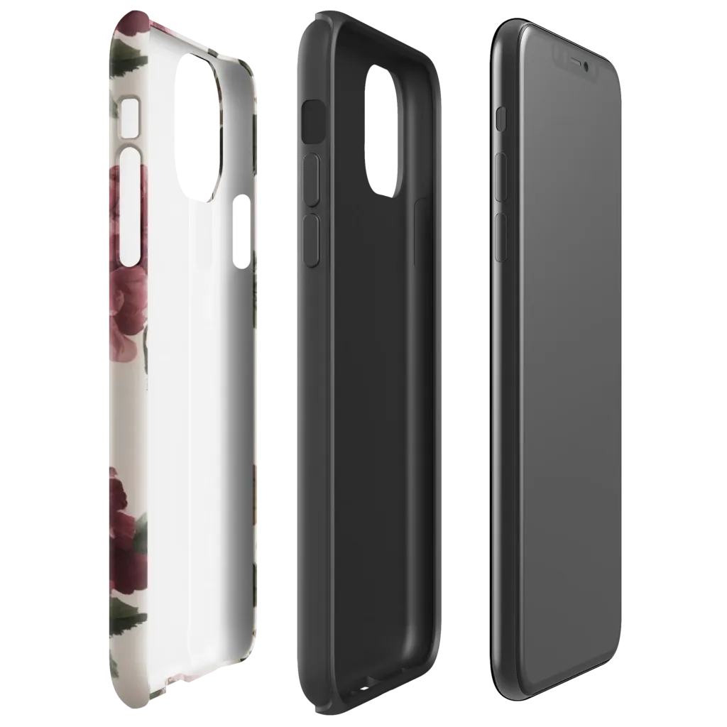 Vintage Bloom on Tough Case for iPhone® — Right
