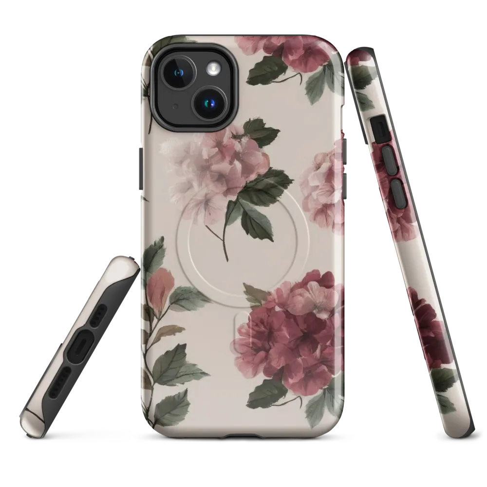 Vintage Bloom on MagSafe Tough Case for iPhone® — Front