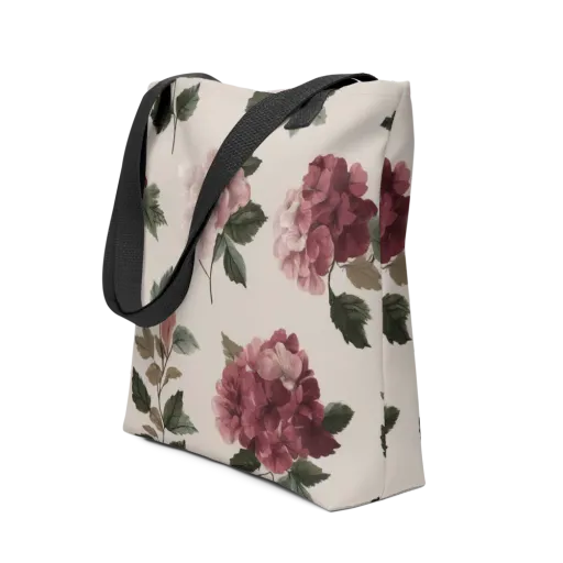Vintage Bloom on a Tote Bag